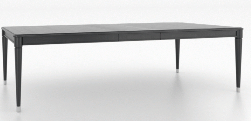 CANADEL CLASSIC RECTANGULAR DINING SET - DARK SMOKE/ GREY