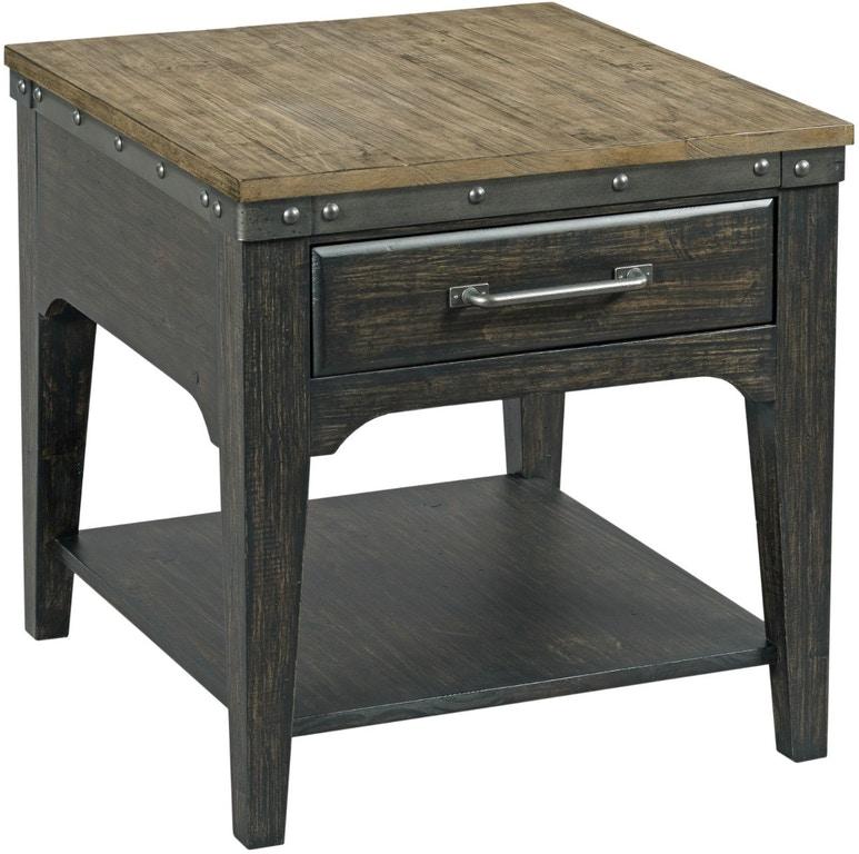 PLANK ROAD END TABLE
