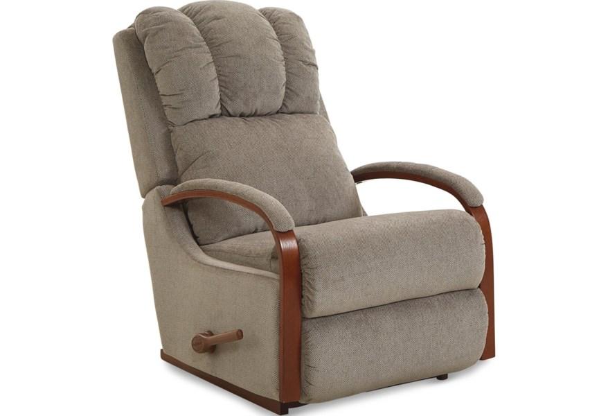 Harbor Town Leather Rocking Recliner