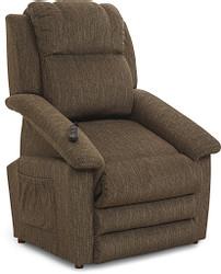 Clayton Fabric Gold Power Lift Recliner w Massage & Heat