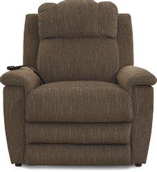 Clayton Fabric Gold Power Lift Recliner w Massage & Heat