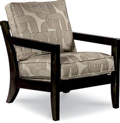 Gridiron Fabric Stationary Chair