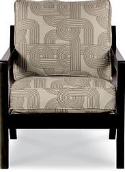 Gridiron Fabric Stationary Chair