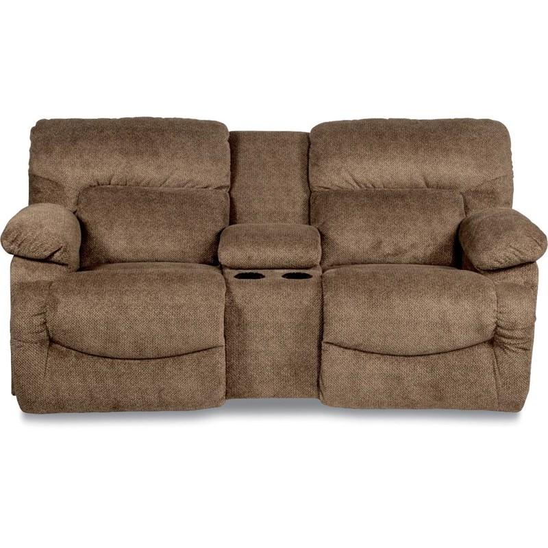 Asher Fabric PowerRecline Loveseat w/ Console