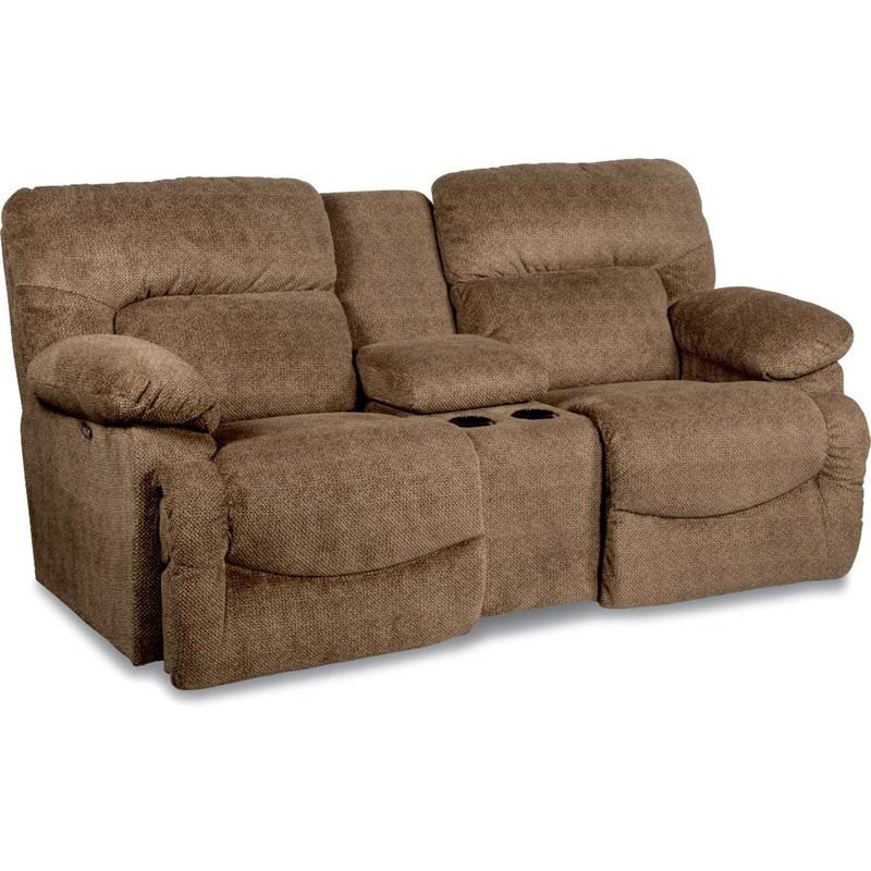 Asher Fabric PowerRecline Loveseat w/ Console