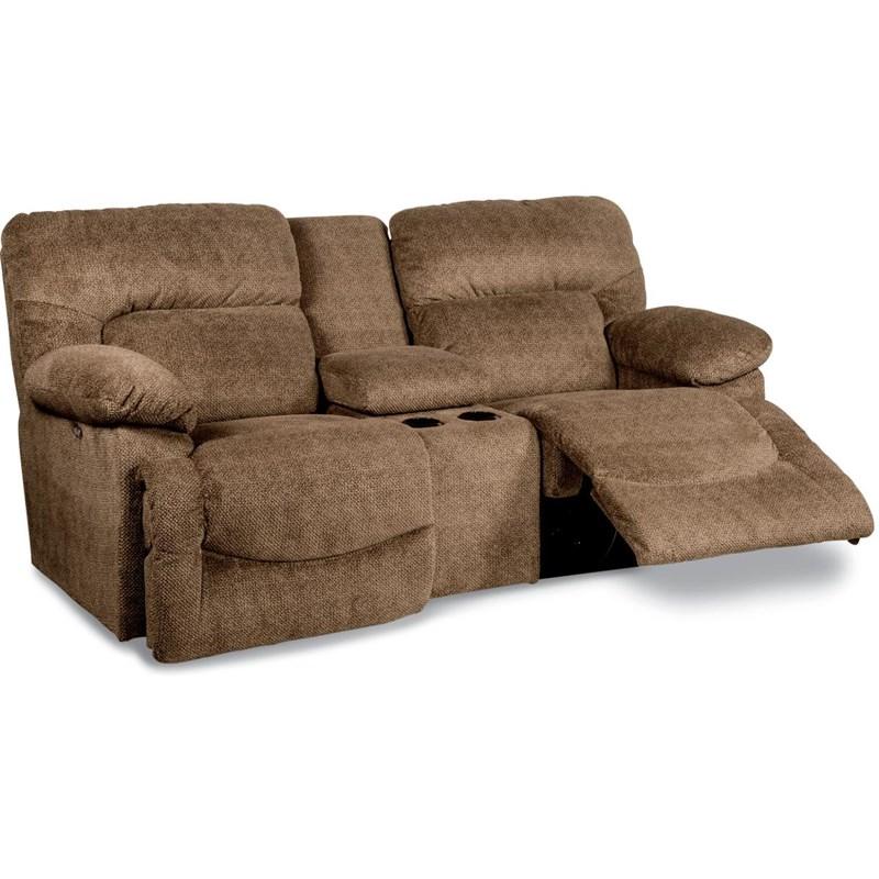 Asher Fabric PowerRecline Loveseat w/ Console