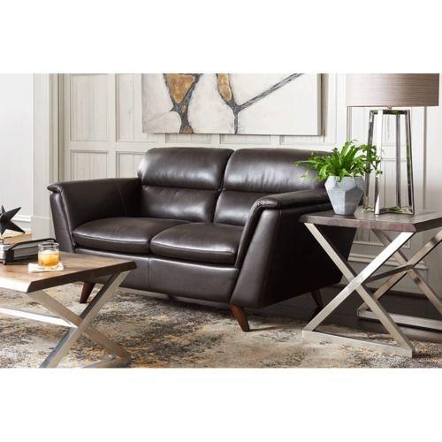 Arrow Leather Loveseat