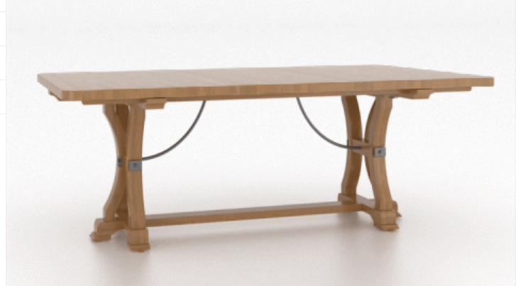 CANADEL FARMHOUSE DINING TABLE & 6 CHAIRS