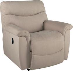 James Fabric 2-Motor Massage & Heat PowerReclineXR Reclina-Rocker