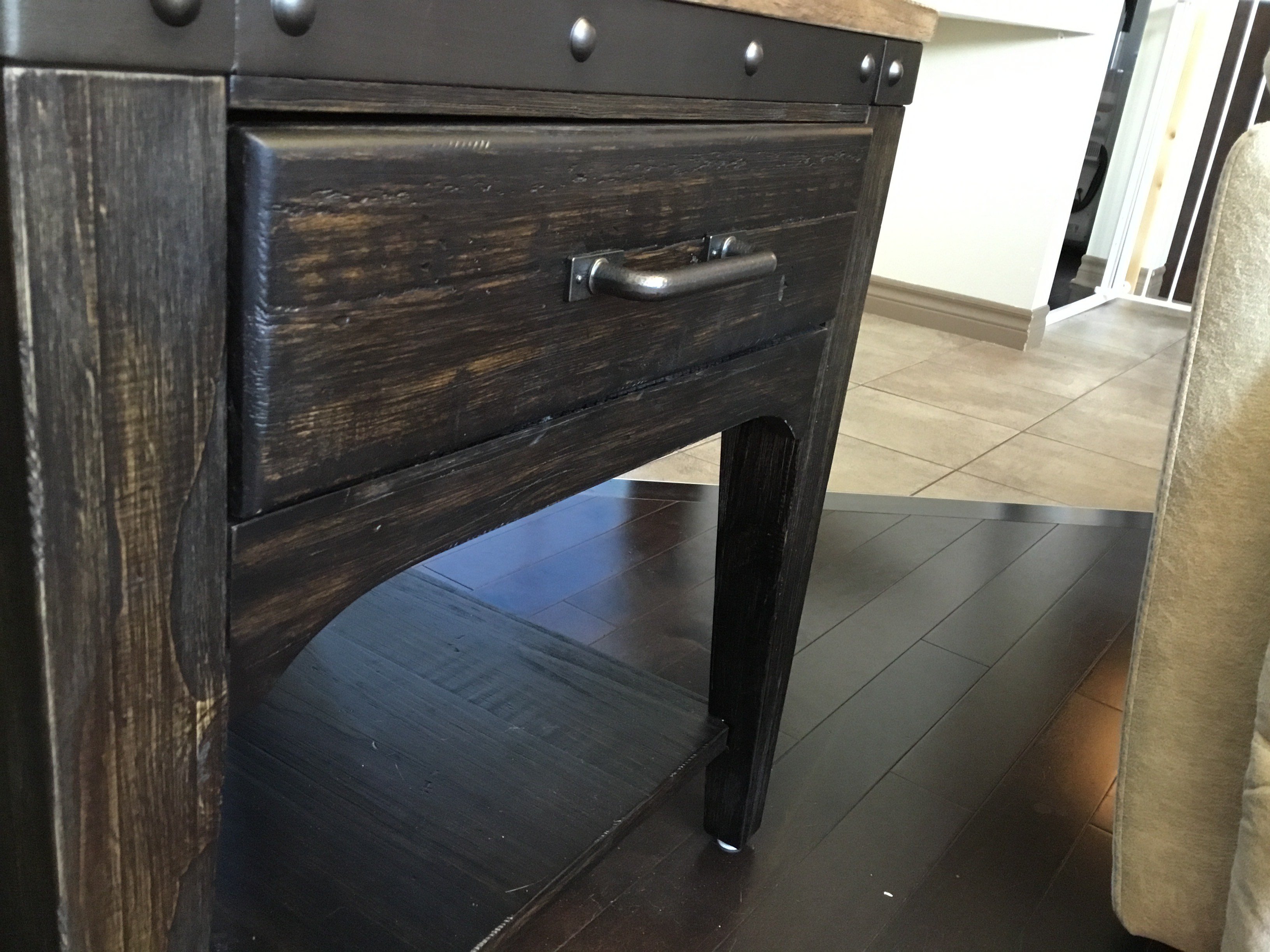 PLANK ROAD END TABLE